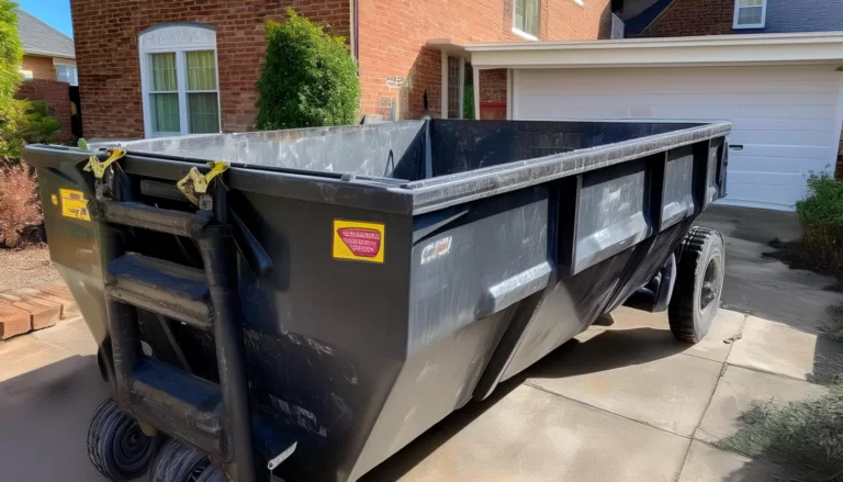 a dumpster for home renovations