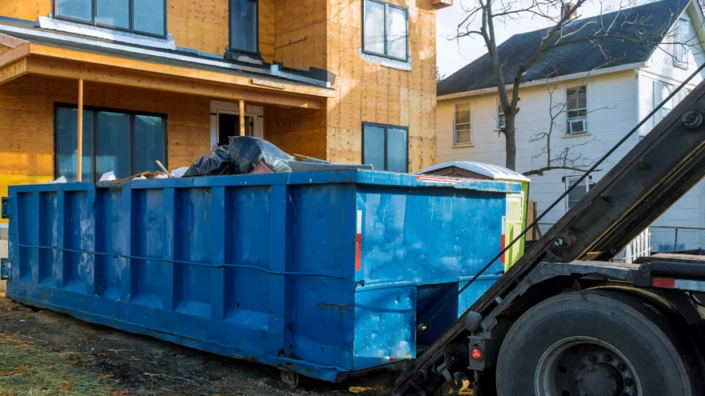 a dumpster rental for construction debris