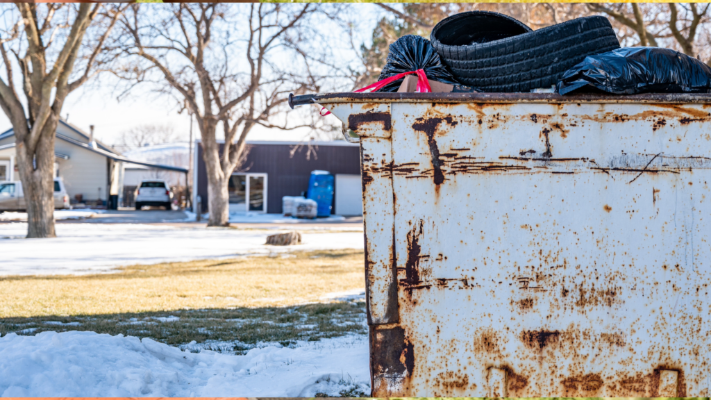 what not to put in a dumpster